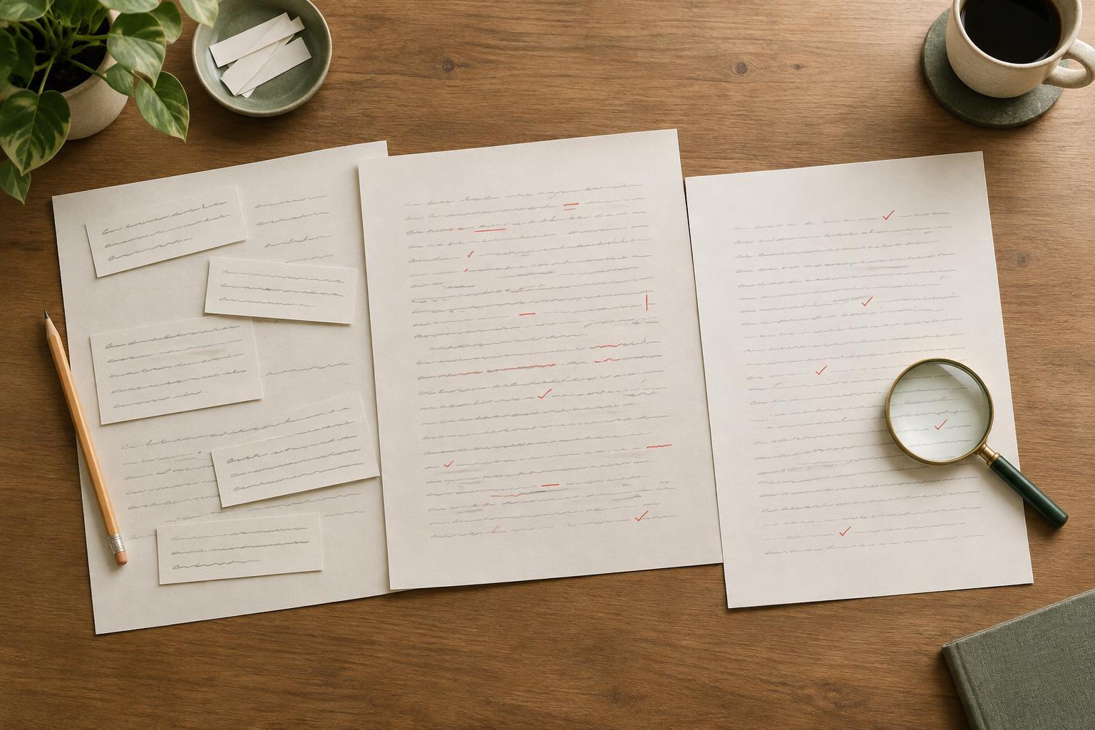 Revision, Copyediting, and Proofreading: What to Do at Each Stage